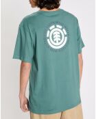 T-Shirt 100% Coton Bio Regular Fit Seal bleu vert