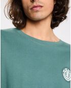 T-Shirt 100% Coton Bio Regular Fit Seal bleu vert