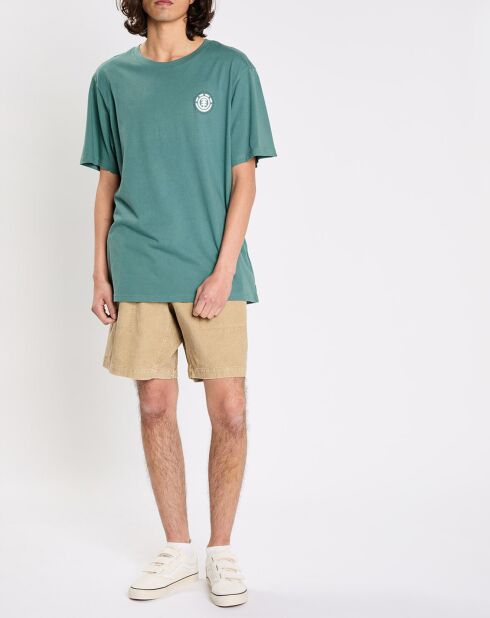 T-Shirt 100% Coton Bio Regular Fit Seal bleu vert