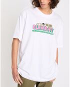 T-Shirt 100% Coton Bio Relax Fit Go Out blanc