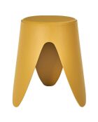 Tabouret Eve jaune moutarde - 30x30x46 cm