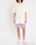 T-Shirt 100% Coton Bio Element x Bisous Au Soleil blanc foncé