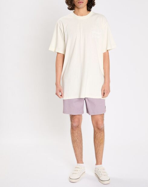 T-Shirt 100% Coton Bio Element x Bisous Au Soleil blanc foncé
