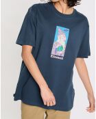 T-Shirt 100% Coton Bio Prospero bleu marine