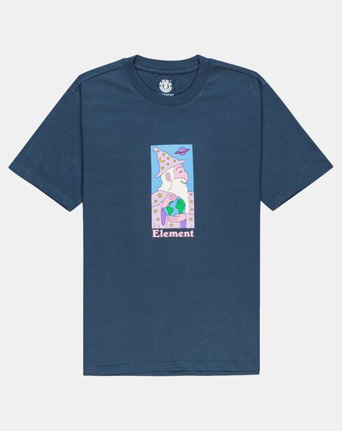 T-Shirt 100% Coton Bio Prospero bleu marine