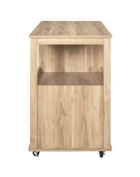 Klaus bruin kookeiland - 105x60x90 cm