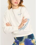 Sweat gros logo blanc