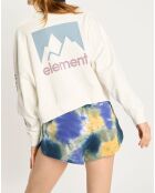 Sweat gros logo blanc