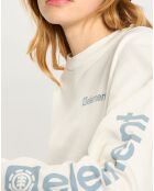 Sweat gros logo blanc