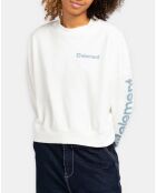 Sweat gros logo blanc