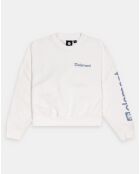 Sweat gros logo blanc