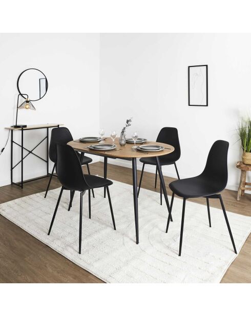 6 Chaises Gustav noires