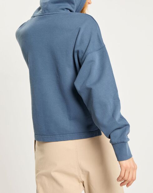 Sweat à capuche logo Ferring bleu