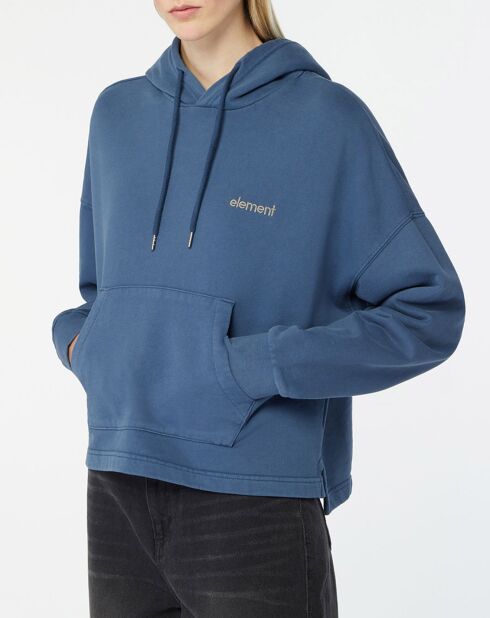 Sweat à capuche logo Ferring bleu