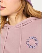 Sweat à capuche Glacier rose