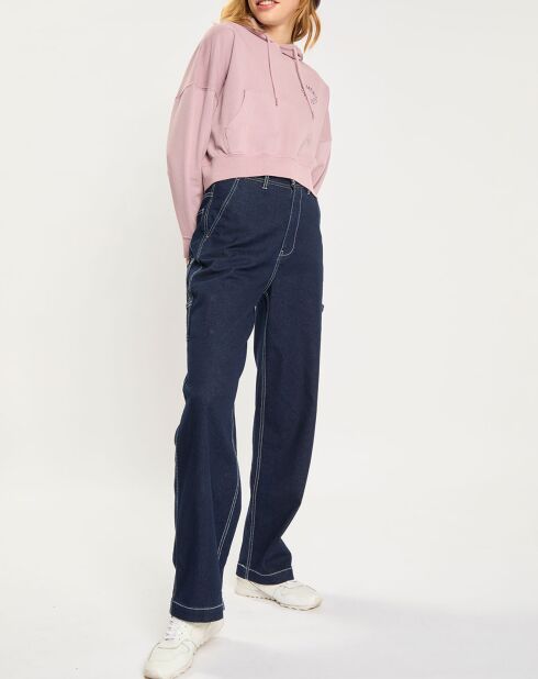 Sweat à capuche Glacier rose