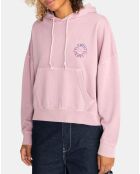 Sweat à capuche Glacier rose
