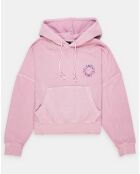 Sweat à capuche Glacier rose