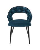 2 Fauteuils Sawyer bleu/noir
