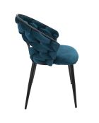 2 Fauteuils Sawyer bleu/noir
