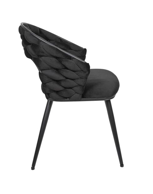 2 Fauteuils Sawyer noirs