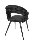 2 Fauteuils Sawyer noirs