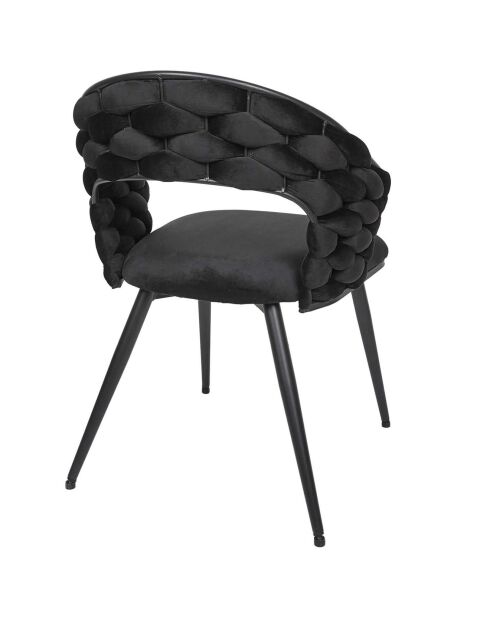 2 Fauteuils Sawyer noirs