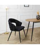 2 Fauteuils Sawyer noirs