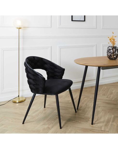 2 Fauteuils Sawyer noirs