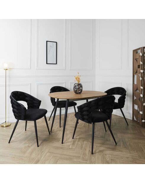 2 Fauteuils Sawyer noirs