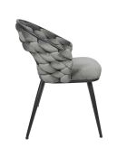 2 Fauteuils Sawyer gris/noir