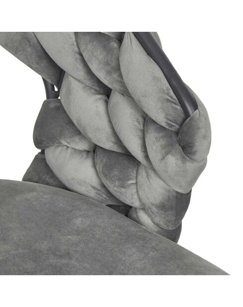 2 Fauteuils Sawyer gris/noir