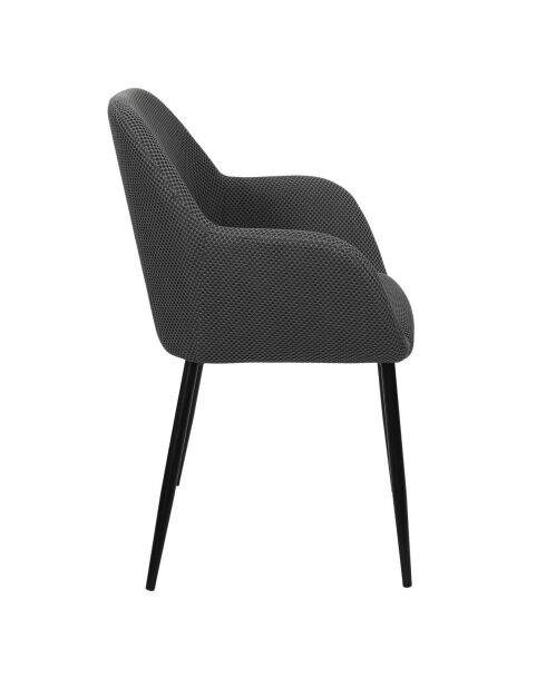 2 Fauteuils Atome gris foncé