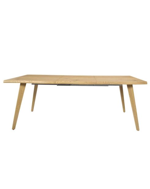 Table Extensible 6 à 8 Personnes Calypso marron - 210x90x76.5 cm