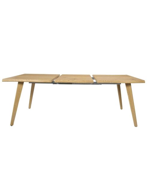 Table Extensible 6 à 8 Personnes Calypso marron - 210x90x76.5 cm