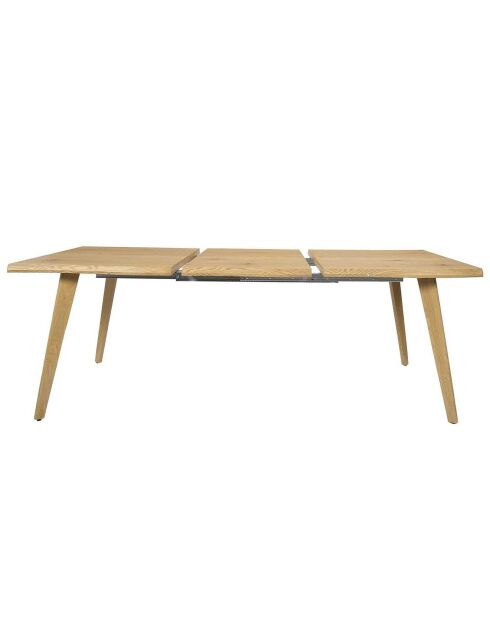 Table Extensible 6 à 8 Personnes Calypso marron - 210x90x76.5 cm