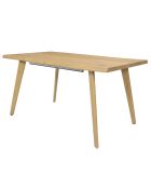 Table Extensible 6 à 8 Personnes Calypso marron - 210x90x76.5 cm