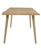 Table Extensible 6 à 8 Personnes Calypso marron - 210x90x76.5 cm