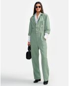 Combinaison en Coton & Lin Polo eucalyptus