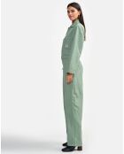 Combinaison en Coton & Lin Polo eucalyptus