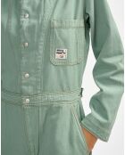 Combinaison en Coton & Lin Polo eucalyptus