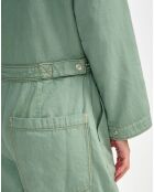 Combinaison en Coton & Lin Polo eucalyptus