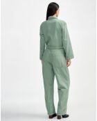 Combinaison en Coton & Lin Polo eucalyptus