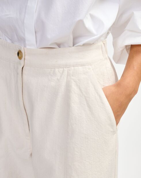 Pantalon Dark blanc