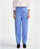 Pantalon en Coton & Lin Pasop winterblue