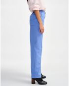 Pantalon en Coton & Lin Pasop winterblue