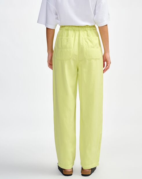 Pantalon en Coton & Lin Pasop aurora