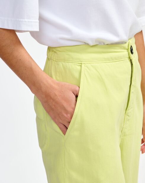Pantalon en Coton & Lin Pasop aurora