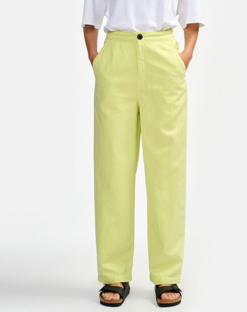 Pantalon en Coton & Lin Pasop aurora