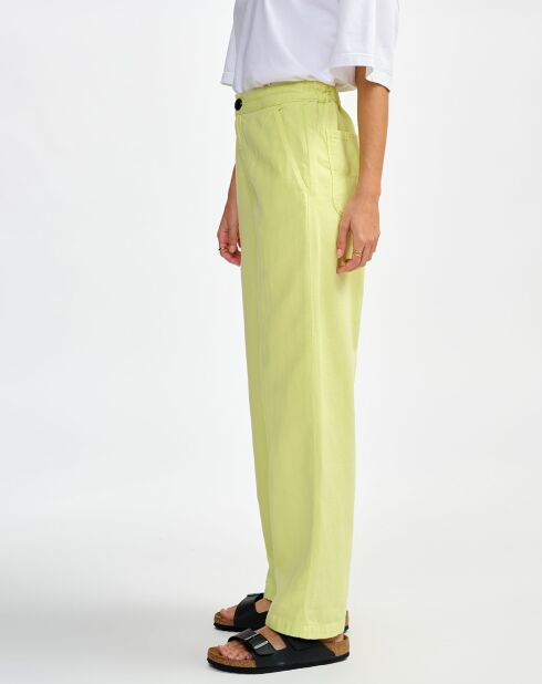 Pantalon en Coton & Lin Pasop aurora